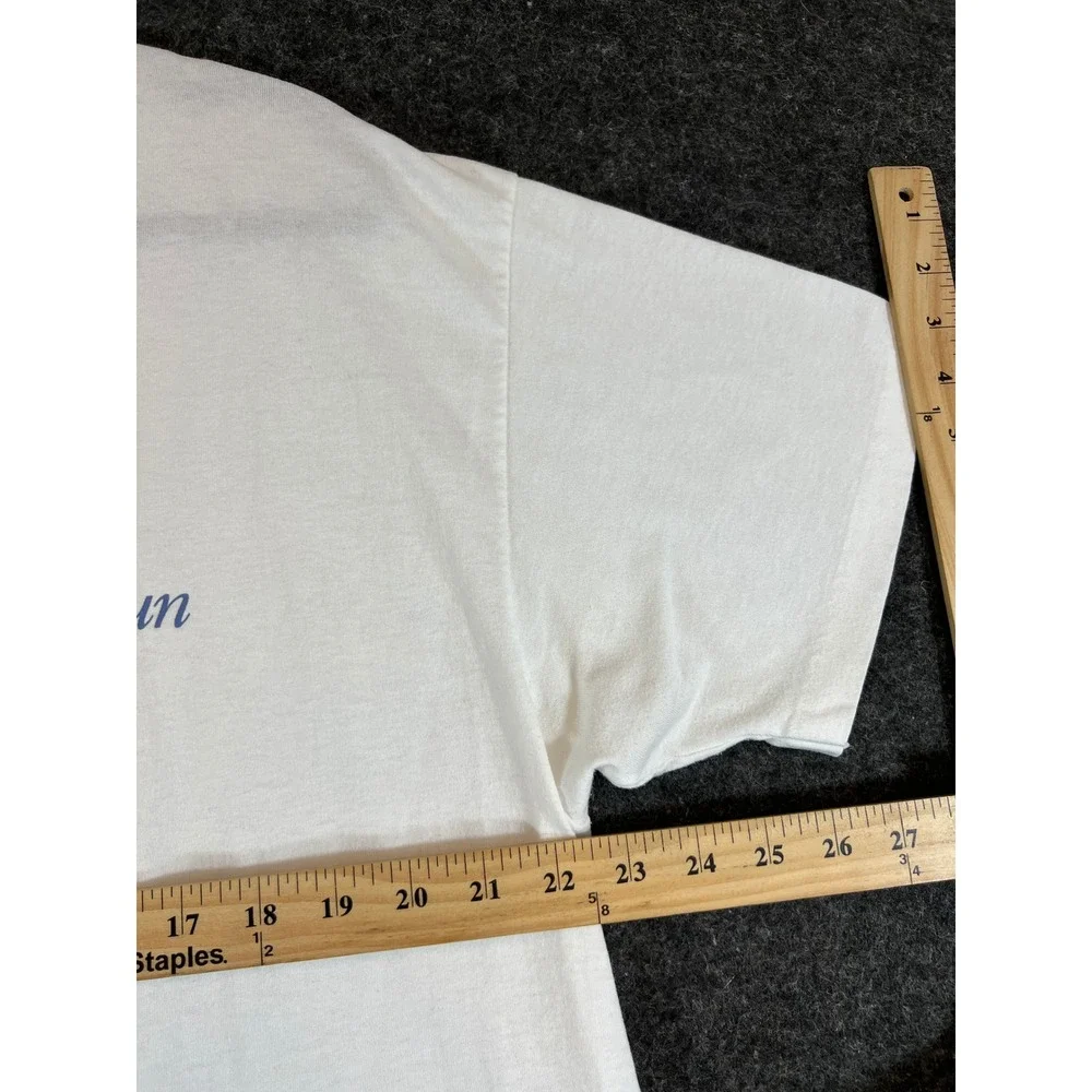 VTG 90s Sun Microsystems Java T Shirt Mens XL White Tech Promo Casual Streetwear